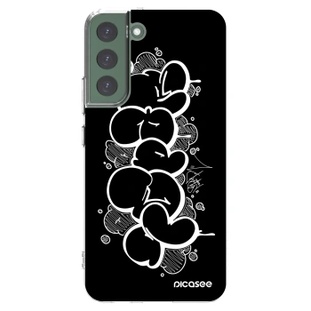 Picasee silikonový průhledný obal pro Samsung Galaxy S22+ 5G - Throw UP