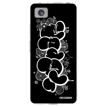 Picasee silikonový průhledný obal pro Xiaomi Redmi Note 11S 4G - Throw UP