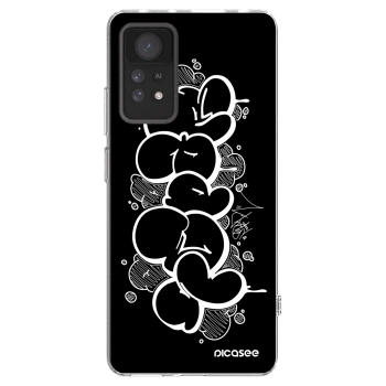 Picasee silikonový průhledný obal pro Xiaomi Redmi Note 11 Pro - Throw UP