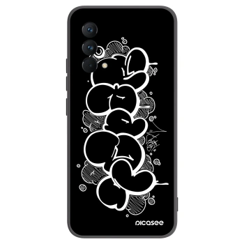 Picasee silikonový černý obal pro Realme GT Master Edition 5G - Throw UP
