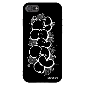 Picasee silikonový průhledný obal pro Apple iPhone SE 2022 - Throw UP