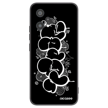 Picasee silikonový černý obal pro Realme 9 Pro 5G - Throw UP