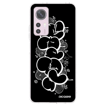 Picasee silikonový průhledný obal pro Xiaomi 12 - Throw UP