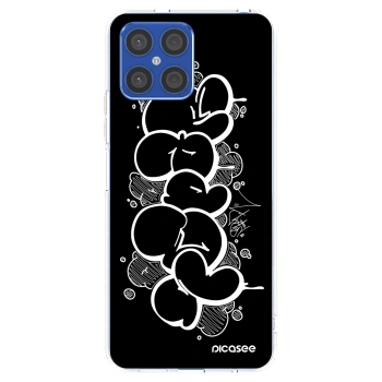 Picasee silikonový průhledný obal pro Honor X8 4G - Throw UP