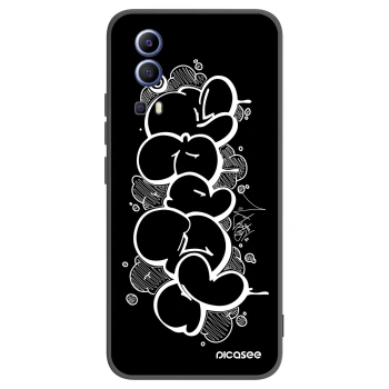 Picasee silikonový černý obal pro Vivo Y52 5G - Throw UP