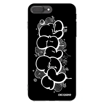 Picasee silikonový průhledný obal pro Apple iPhone 8 Plus - Throw UP