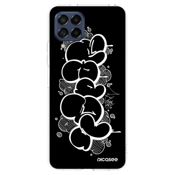 Picasee silikonový průhledný obal pro Samsung Galaxy M53 5G - Throw UP