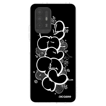 Picasee silikonový průhledný obal pro OPPO A94 5G - Throw UP
