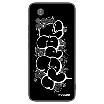 Picasee silikonový černý obal pro Xiaomi Poco M4 Pro - Throw UP