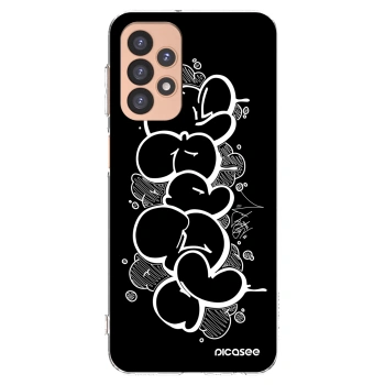 Picasee silikonový průhledný obal pro Samsung Galaxy A23 A236B 5G - Throw UP