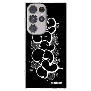 Picasee silikonový průhledný obal pro Samsung Galaxy S23 Ultra 5G - Throw UP