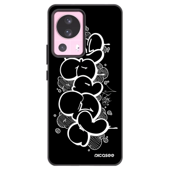 Picasee silikonový černý obal pro Xiaomi 13 Lite - Throw UP