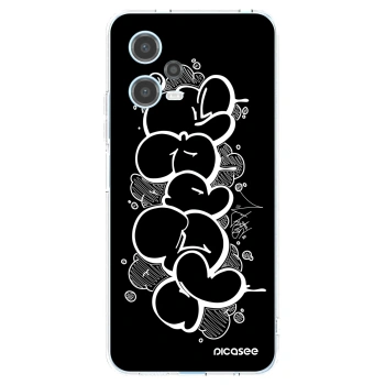 Picasee silikonový průhledný obal pro Xiaomi Redmi Note 12 5G - Throw UP