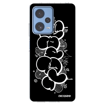 Picasee silikonový průhledný obal pro Xiaomi Redmi Note 12 Pro 5G - Throw UP