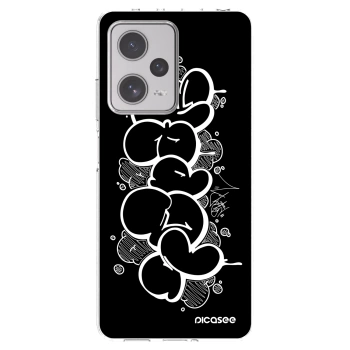 Picasee silikonový průhledný obal pro Xiaomi Redmi Note 12 Pro+ 5G - Throw UP