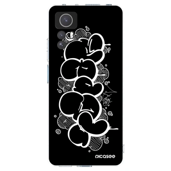 Picasee silikonový průhledný obal pro Xiaomi Redmi Note 12S - Throw UP