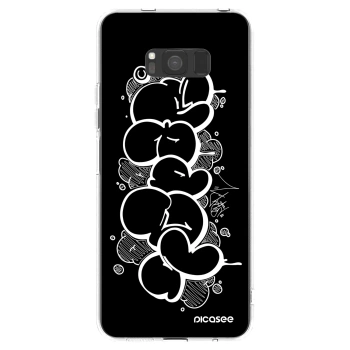 Picasee silikonový průhledný obal pro Samsung Galaxy S8 G950F - Throw UP
