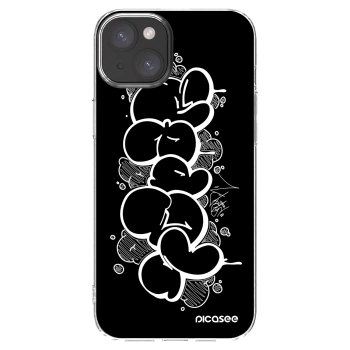 Picasee silikonový průhledný obal pro Apple iPhone 15 Plus - Throw UP