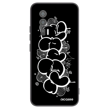 Picasee silikonový černý obal pro Xiaomi Poco F5 Pro 5G - Throw UP