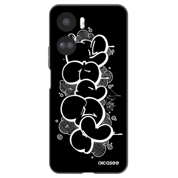 Picasee silikonový černý obal pro Honor 90 Lite 5G - Throw UP