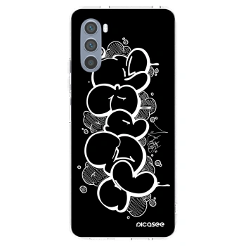 Picasee silikonový průhledný obal pro Motorola Moto G62 - Throw UP