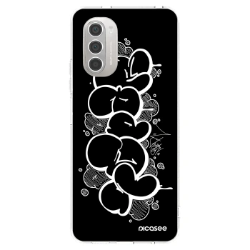Picasee silikonový průhledný obal pro Motorola Moto G51 - Throw UP