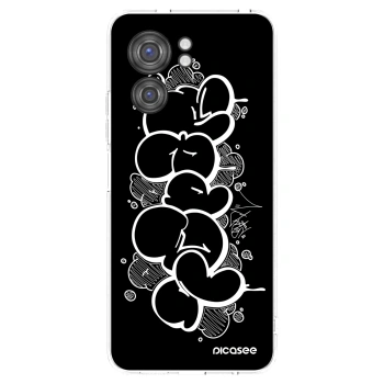 Picasee silikonový průhledný obal pro Motorola Edge 40 - Throw UP