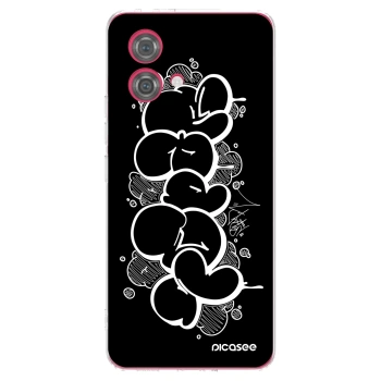 Picasee silikonový průhledný obal pro Motorola Moto G84 5G - Throw UP