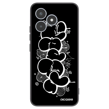 Picasee silikonový černý obal pro Realme C53 - Throw UP