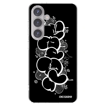 Picasee silikonový průhledný obal pro Samsung Galaxy S24 S921B 5G - Throw UP