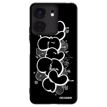 Picasee silikonový černý obal pro Xiaomi Redmi 13C 4G - Throw UP