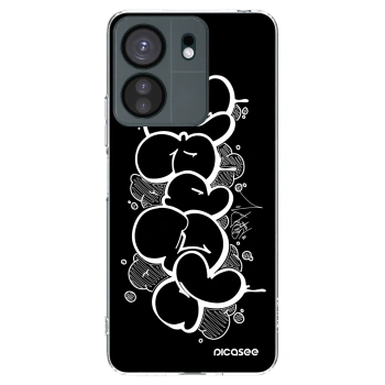 Picasee silikonový průhledný obal pro Xiaomi Redmi 13C 4G - Throw UP