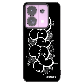 Picasee silikonový černý obal pro Xiaomi Redmi Note 13 Pro 5G - Throw UP