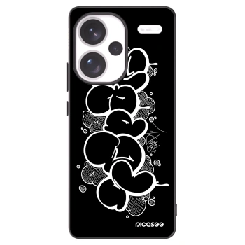Picasee silikonový černý obal pro Xiaomi Redmi Note 13 Pro+ 5G - Throw UP
