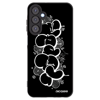 Picasee silikonový černý obal pro Samsung Galaxy A25 A256B 5G - Throw UP