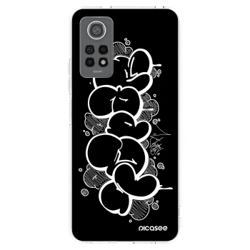Picasee silikonový průhledný obal pro Xiaomi Redmi Note 12 Pro 4G - Throw UP