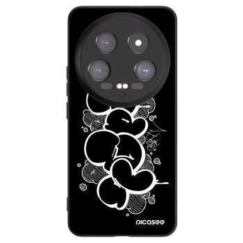 Picasee silikonový černý obal pro Xiaomi 14 Ultra - Throw UP