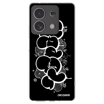Picasee silikonový průhledný obal pro Xiaomi Redmi Note 13 4G - Throw UP