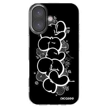 Picasee silikonový průhledný obal pro Apple iPhone 16 - Throw UP