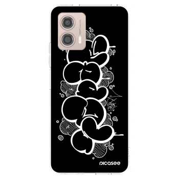 Picasee silikonový průhledný obal pro Motorola Moto G53 5G - Throw UP