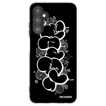 Picasee silikonový černý obal pro Samsung Galaxy A05s A057G - Throw UP