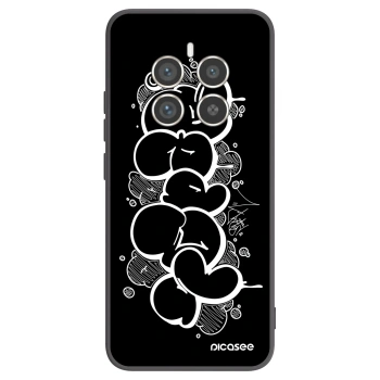Picasee silikonový černý obal pro Realme 12 Pro 5G - Throw UP