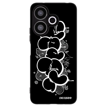 Picasee silikonový černý obal pro Xiaomi Redmi 13 4G - Throw UP