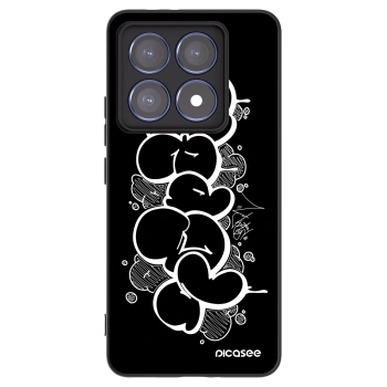 Picasee silikonový černý obal pro Xiaomi 14T Pro - Throw UP