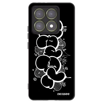 Picasee silikonový černý obal pro Xiaomi 14T - Throw UP