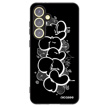 Picasee silikonový černý obal pro Samsung Galaxy S24 FE S721B - Throw UP