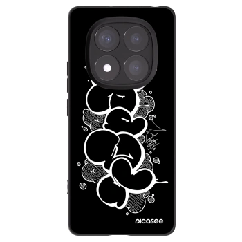 Picasee silikonový černý obal pro Xiaomi Redmi Note 14 Pro 5G - Throw UP