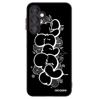 Picasee silikonový černý obal pro Samsung Galaxy A16 5G - Throw UP