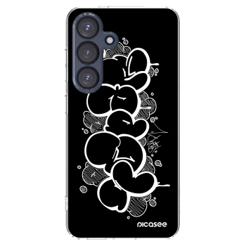Picasee silikonový průhledný obal pro Samsung Galaxy S25 5G - Throw UP