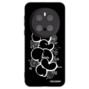 Picasee silikonový černý obal pro Honor Magic7 Pro 5G - Throw UP